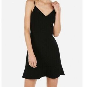 Black ruffle like dress